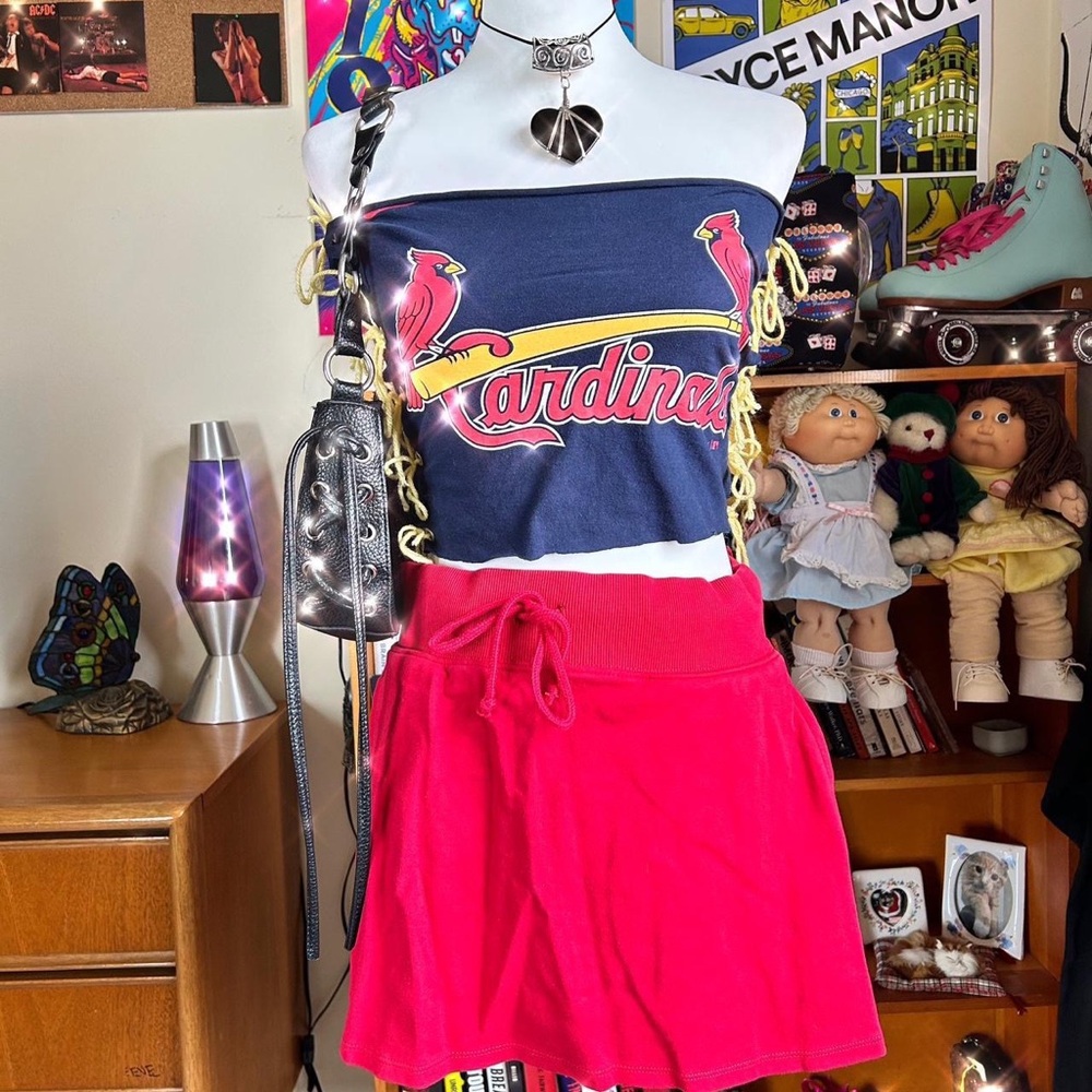 St. Louis Cardinals navy tube top